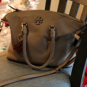 Tory Burch Taylor Satchel Tan